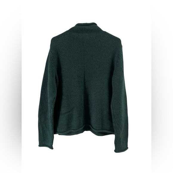 High Sierra wool blend green cowl neck knit sweater - Picture 4 of 4